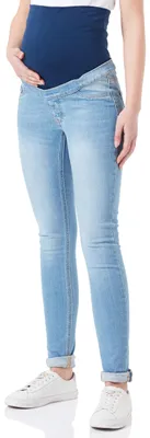 Zdjęcie produktu dla Dżinsy ciążowe Noppies Ella, model "over the belly" (zakładane na brzuch), typu legginsy