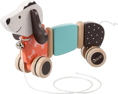 Produktbild von howa Baby Spielzeug Nachziehtier Hund 'Fidi' aus Holz 6015