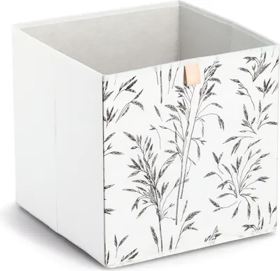 Obrázok produktu pre Úložný box NATURE BOX, 32 × 32 × 32 cm, biely