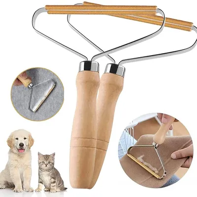 Produktbild von 2x Fusselbürste Fusselentferner für Katzenhaare Hundehaare Fuzz Shaver Teppich Stoffe Sofa Haarentferner Tierhaare Fusselrolle Lint Remover für Kleidung Teppich Tragbarer Fusselrasierer