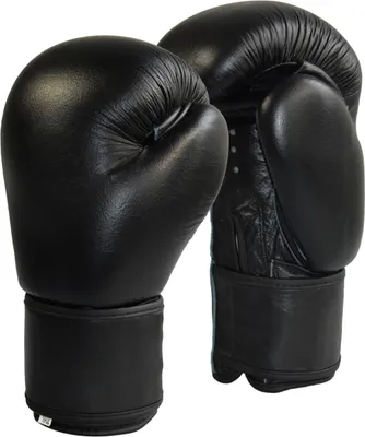 Produktbild von TEKKA BUDO Boxhandschuhe Top-Modell schwarz Echtleder 14 Oz - Gepolsterte Trainingshandschuhe - Fitness, Sparring und Wettkampf - Ergonomisch - Unisex, Kinder, Erwachsene