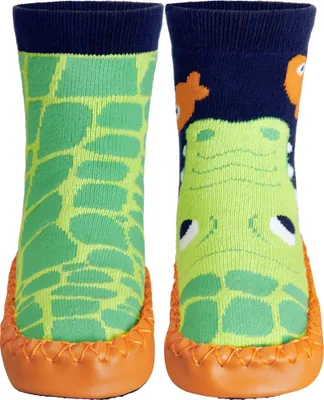 Produktbild von Playshoes - Hausschuhe für Kinder - Krokodil - Grün