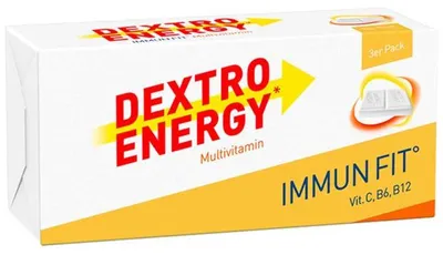 Zdjęcie produktu dla Dextro Energy Immune Fit Multivitamin Flavour 3-pack 138g