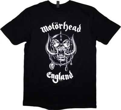 Immagine prodotto di Motörhead England (stampa sul retro) Maglietta nera