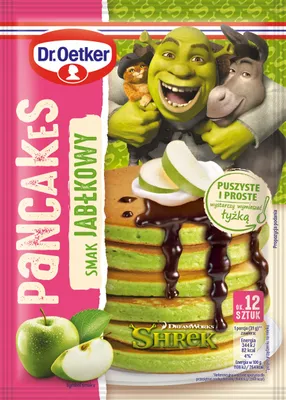 Zdjęcie produktu dla Dr. Oetker Shrek Pancakes Jabłko 165 g