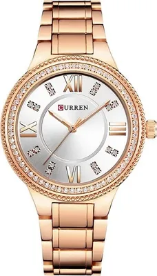 Produktbild von CURREN CR-6196 Damenuhr in Rosa/Weiß - Modern & Elegant KP6196