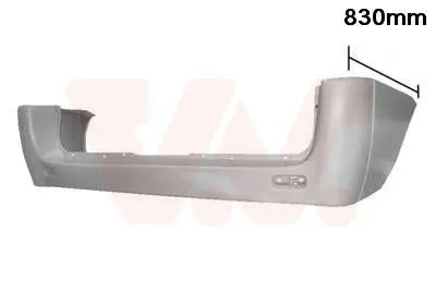 Produktbild von VAN WEZEL Heckstoßstange Stoßfänger Hinten für CITROËN JUMPY Kasten für FIAT Scudo (270, 272) Scudo Kastenwagen (270, 272) passend für PEUGEOT