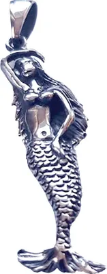 Produktbild von Silber Anhänger Meerjungfrau 925 er Sterling Silber