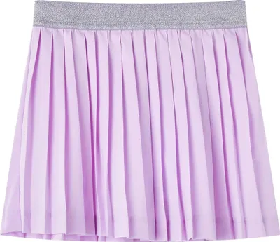 Produktbild von Kinderrock Lila Gr. 116, A-Linie, Plissee-Falten, breiter elastischer Bund