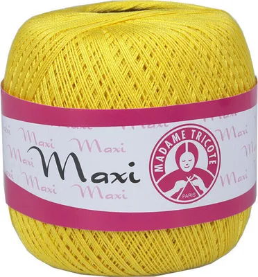 Produktbild von Madame Tricote Paris Maxi 5530 Yellow Häkelgarn