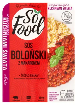 Obrázok produktu pre Boloňská omáčka s cestovinami 330 g