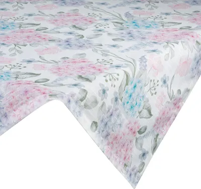 Produktbild von Eurofirany 462351, Rechteckig, Natürlich/Natur, Polyester, Tischläufer, Blumenmuster, 90 x 90 cm
