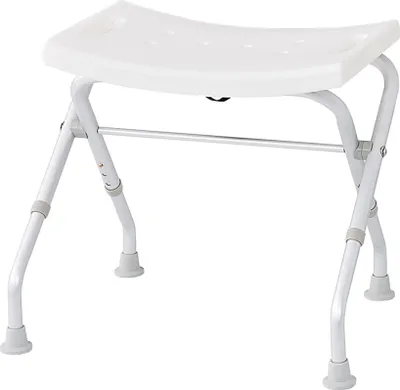 Produktbild von Ridder Bad-Hocker Sam, klappbar, höhenverstellbar  weiß A0050301