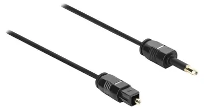 Obrázok produktu pre DeLOCK 88065, Toslink, Samec, Mini-TOSLINK, Samec, 1,5 m, Čierna