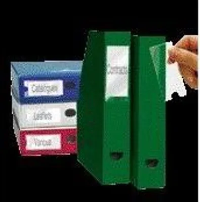Produktbild von 3L - Etikettenhalter Djois 35x102mm selbstklebend transparent 12 Stück