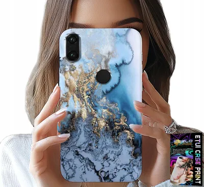 Immagine prodotto di Custodia Per Huawei P Smart 2019 - Design Femminile Marmorizzato + Vetro