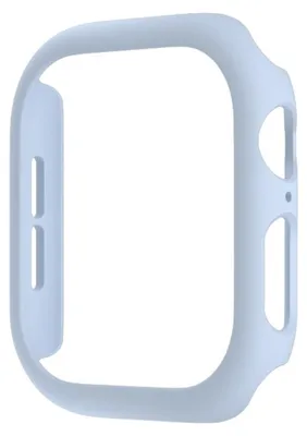 Produktbild von Für Apple Watch Series 11 / 10 42mm Kunststoff Schutz Hülle Case Gehäuse Design Hellblau