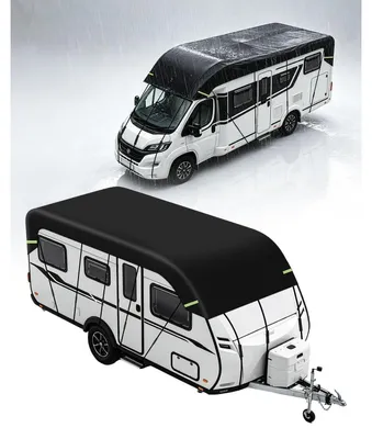 Produktbild von Wohnwagen Abdeckung 7,5x3m Wasserdicht 210D Oxford Reißfest UV-Schutz