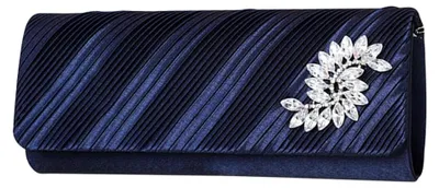 Immagine prodotto di CORIOS Pochette da sera con strass, borsa a mano scintillante con diamanti sintetici, ideale per le donne
