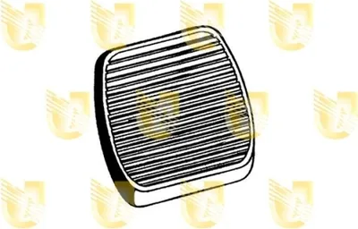 Produktbild von UNIGOM Pedalbelag Bremspedal 155015 für ALFA ROMEO 166 (936) Gummi