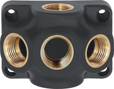 Image de Riegler Distributeur final entrée G 1/2 raccordement 3 x G 1/2 - 112615