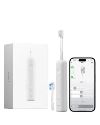Produktbild von Elektrische Zahnbürste, Oszillation & Vibration Schallzahnbürste für Erwachsene mit App, 2 Bürstenköpfe mit EXTRA LANGE AKKULAUFZEIT