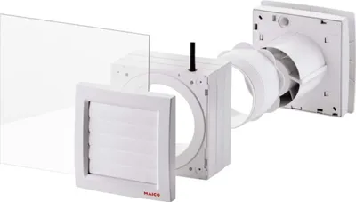Produktbild von Maico Fenstereinbausatz FE 100/1 AP mit selbstt.Klappe 0093.0499