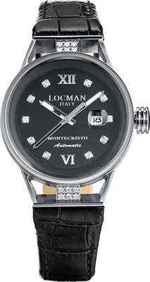 Produktbild von 0525D01D-0DBKIDPK Italy Damenuhr Montecristo Lady Automatik Ref. 0525D Locman