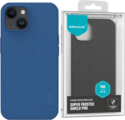 Obrázok produktu pre Nillkin Kožené puzdro na fotoaparát pre Iphone 15 Plus Blue