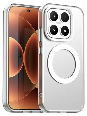 Produktbild von Magnetisch Hülle für Xiaomi 17, Schlank Durchscheinend Matt Stoßfest Handyhülle Weiß
