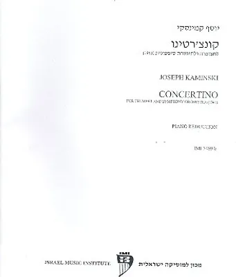 Produktbild von Concertino für Trompete und Orchester für Trompete und Klavier