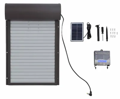 Automatische Kippenhok Tür, Solar, Timer, für Hühner und Enten