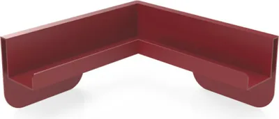 Produktbild von Magnetoplan Ablageleiste für Infinity Wall - 42x42x8,5cm - Rubinrot