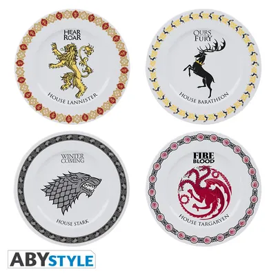 Obrázek produktu pro Game of Thrones - Porcelánové talíře sada 4 ks