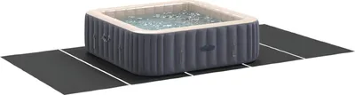 Produktbild von Bodenfolie für Pools Schwarz 550 x 280 x 0,1 cm Vliesstoff