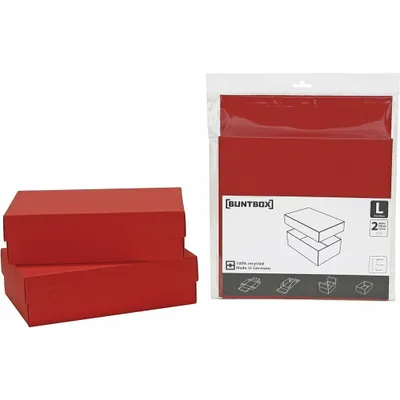Imagen del producto de BUNTBOX 71-17 BUNTBOX L Geschenkboxen-Set rot