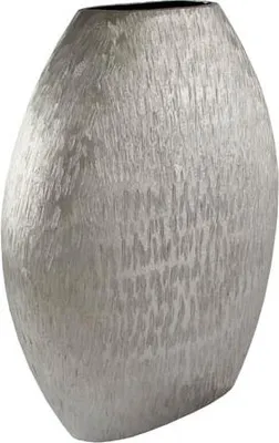Image de Kaheku Vase Abius oval silber 27x7,5x34,5h
 1211000197