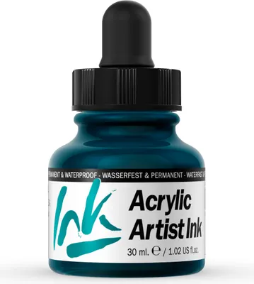 Acrylic Artist Inks Vallejo 60011 Turquoise 30ml Airbrush Tinte