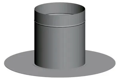 Produktbild von WOLF Flachdachkragen 225 mm Edelstahl