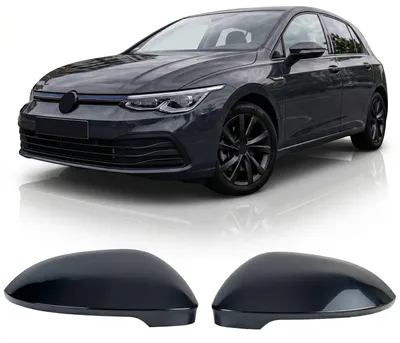 Spiegelkappen Schwarz Glanz Spiegel Gehäuse für VW Golf 8 VIII 2020- ID.3 2019 – Produktansicht