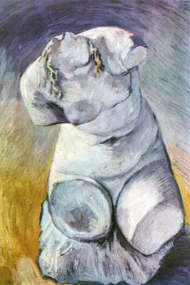 Obrázek produktu pro Vincent Van Gogh Umělecký tisk Obraz - Sádrová soška torza, 1887 (120 x 80 cm)