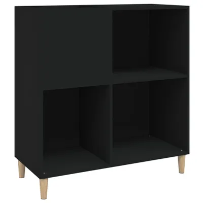Zdjęcie produktu dla vidaXL Szafka panelowa czarna 84,5x38x89 cm Materiał drewnopochodny