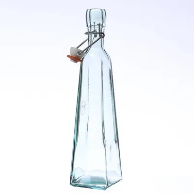 Glasflasche mit Bügelverschluss - Vorratsflasche - Recyclingglas - 360ml