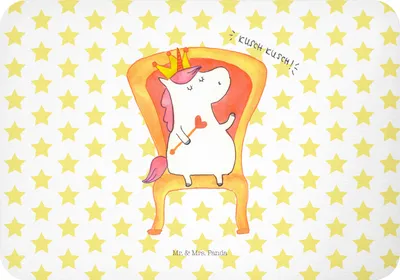 Produktbild von Mr. & Mrs. Panda magnet Einhorn Prinzessin - Weiß - Geschenk, whiteboardmagnet, Geburtstag, haftmagnet, Unicorn, Monat, Geburtstagsgeschenk, büromagnet, Kühlschrankmagnet