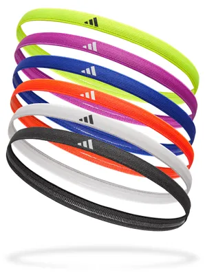 Produktbild von Adidas Hairbands - Hairbands- Black, White, Red, Purple, Blue, Yellow