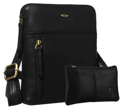 Produktbild von PTN 1902E-OPU-0307 Schwarze Ledertasche