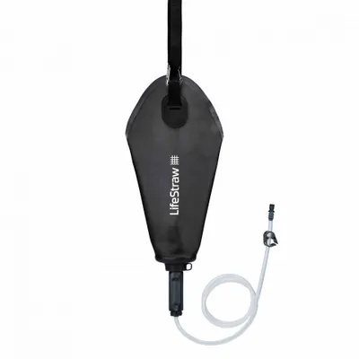 Produktbild von LifeStraw Peak Series kompakter Schwerkraft-Wasserbeutel mit Wasserfilter - 3 L-Grau