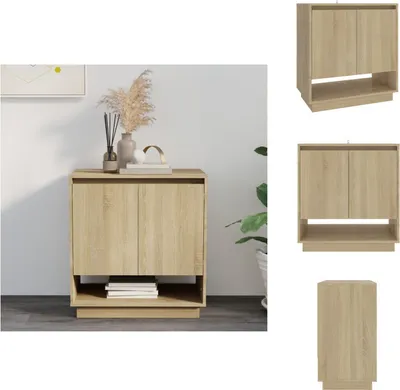 Image de vidaXL Sideboard Chêne Sonoma 70x41x75 cm Bois composite - Sideboards