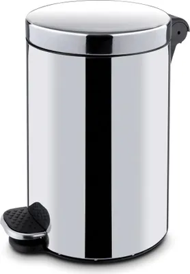 Produktbild von Runder Tretabfalleimer mit Innenbehälter,30L,⌀300x(H)650mm