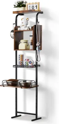 Obrázek produktu pro Držák na misku pro psy - Vyvýšená miska pro psy - Miska na krmivo 50x19,8x145 cm - Robustní miska pro velké a malé psy